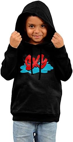 Unyiqun Sky Graffiti Toddler Hoodies - Soft and Cozy Hooded Sweatshirts 4 Toddler Black