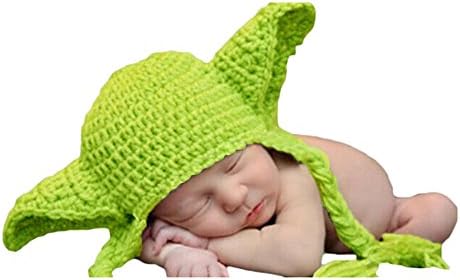 Little Kiddo Newborn Baby Crochet Costume Photography Props Cartoon Knitting Hat Bow Infant Photo Props Outfits