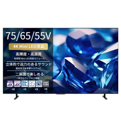 REGZA レグザ 65V型 4K Mini LED倍速液晶テレビ 65E770S
