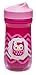 Zak! Designs Toddlerific Perfect Flo Toddler Cup with Pink Owl, Double Wall Insulated Construction and Adjustable Flow Technology, Break-resistant and BPA-free Plastic, 9.3 oz.