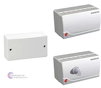 manrose 1351 remote bathroom fan timer control
