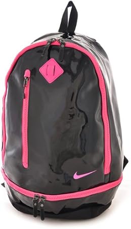 Amazon Co Jp Nike ナイキ エナメル バックパック Bz9432 066ブラック ダイナミックピンク スポーツ アウトドア