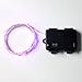 RTGS 30 LEDs String Lights Batteries Operated on 10 Feet Long Silver Color Wire, Indoor and Outdoor with Waterproof Batteries Box and Timer (Pink Color 30 LEDs 10 FEET Timer)