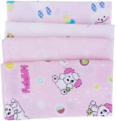 100% Cotton Handkerchief Gauze Muslin Square 4pcs