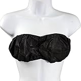 JMT Beauty Black Disposable Bra with Velcro Enclosure, 33 count