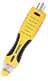 Sperry Instruments VD7504GFI DualCheck 2-in-1 Non-Contact Voltage Detector + GFCI Outlet Circuit Analyzer, 360&deg; Visual & Audible Indicators, 50-1000V AC, 250 lb. Crush Rating