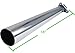 Exhaust Stinger, Small 3 Bolt Swivel Flange, Chrome, Compatible with Dune Buggy