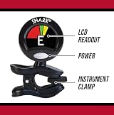 Snark SN5X Clip-On Tuner for Guitar Bass Violin Black Chromatic Fast Tune view 4