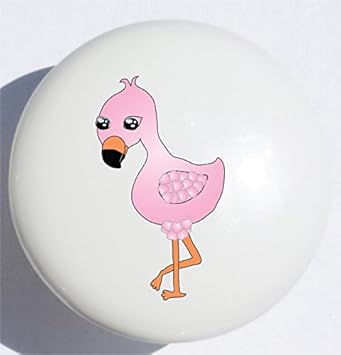 Amazon Com Single Pink Flamingo Jungle Safari Drawer Knob Pulls