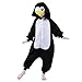 NEWCOSPLAY Unisex Children Penguin Pyjamas Halloween Costume (10-Height 56-59