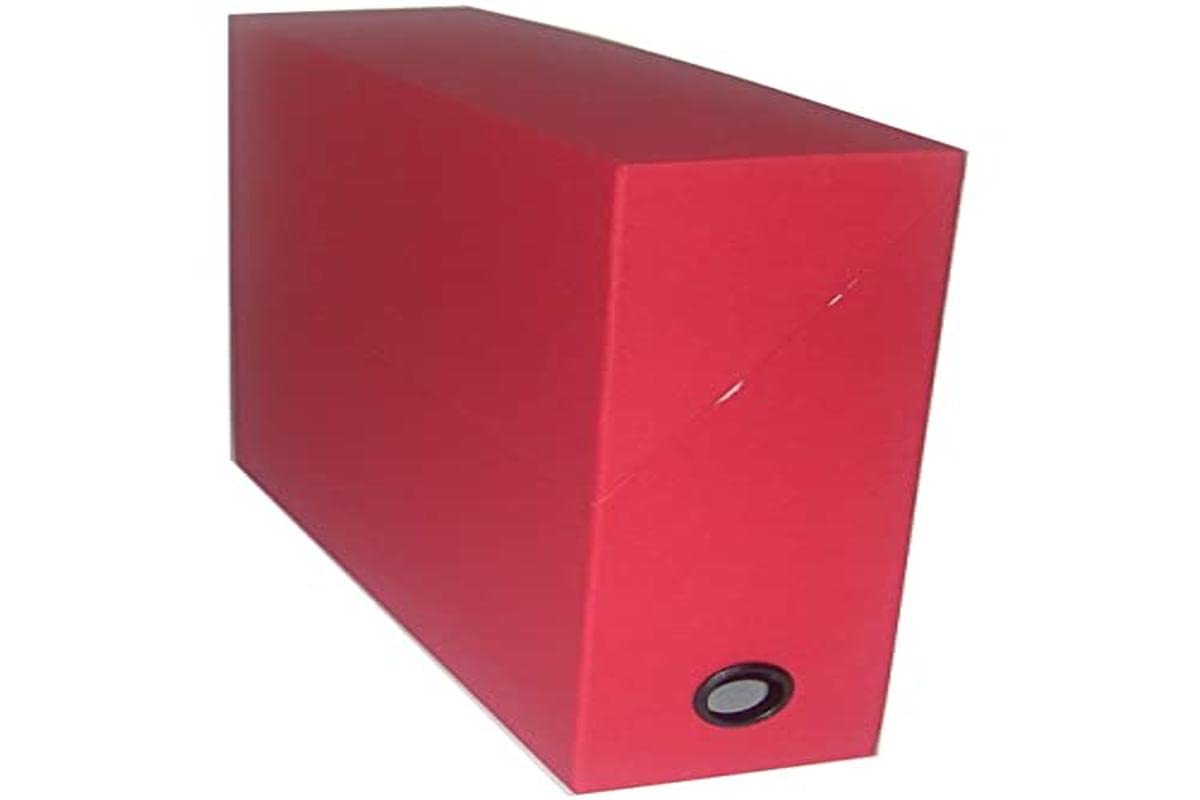 Esselte Adine Lever Arch File Linen Look Dos 90 mm Red