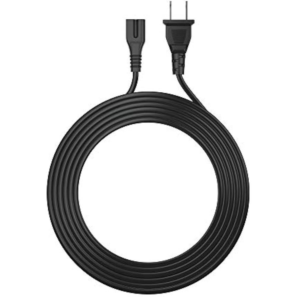 UL Listed Pwr Extra Long 12 Ft Prong PolarizedPowerCord For VizioLED