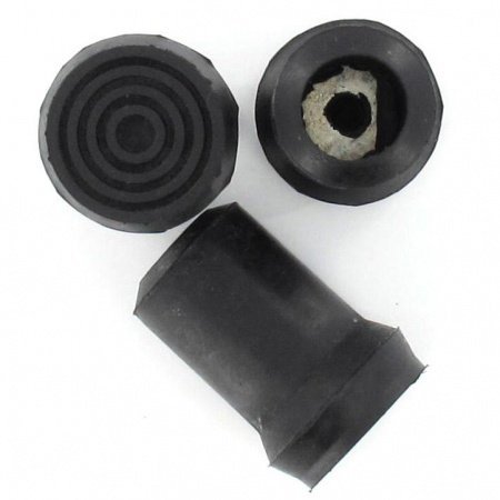 4 x 19mm Rubber Ferrules Walking Stick Cane Crutch