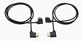 SinLoon Gold Plated High Speed 90 Angle Right HDMI Male to Left HDMI Male Adapter Cable Supports Ethernet, 3D and Audio Return (1M RR-LL)