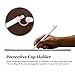 WZE Case for Apple Pencil, Soft Silicone Protective Cap Apple Pencil Cap Holder Grip Cover Adapter Tether Accessories Pocket Sleeve For Apple Pencil Accessories 9.7/10.5 Pen
