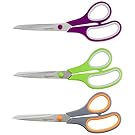 AmazonBasics Multipurpose Scissors - 3-Pack