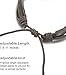 FIBO STEEL 8Pcs Leather Bracelets for Men Women Wooden Bead Bracelet Cuff Elastic,C