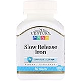 21st Century Slow Release Iron Tablets 60 ea (Pack of 3) - Packaging May Vary