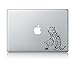 Calvin And Hobbes Looking Apple - Laptop Macbook Vinyl Decal Sticker Apple Mac Air Pro Laptop Sticker decal