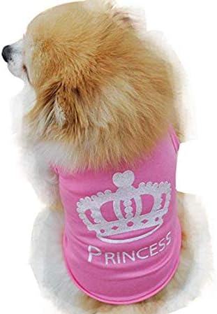 LEvifun Fashion Cute Pet Dogs Shirts Dogs Vest Cotton Printed Puppy Costumes Outfit Dog Clothes Pet Clothes Dog Apparel Puppy T Shirts for Small Dogs for Summer Sale