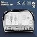 Travel Size Bottle Set with Clear Bag for Toiletries and Cosmetics (16 Pack)