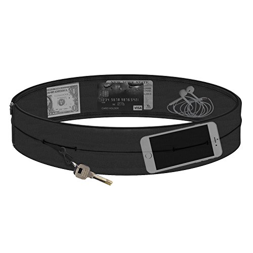 Moko Belt universele heupgordel met 4 zakken, voor fitness, fitness, fitnessstudio, voor iPhone 7 / 6S / Galaxy S10 S10… - Image 4