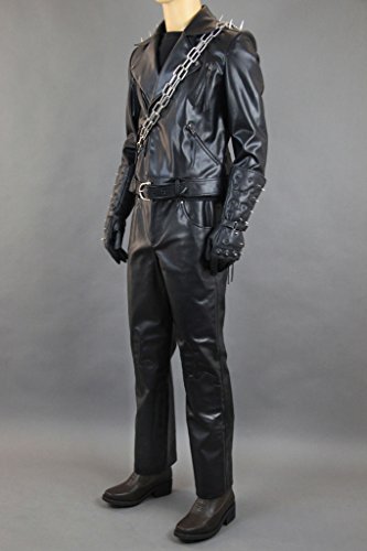 Johnny Blaze Ghost Rider Leather Gloves Mtxc Mens Ghost Rider