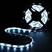 Super Bright Waterproof 12V 300 SMD LED Strip Flexible Light Strip 5050 Cool White 16.4 Foot / 5 Meter With Adhesive Back