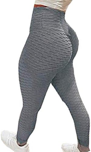 Lauriney Women's High Waist Push Up Yoga Ruched Fitness Leggings Gym Butt Fashion Living Sport Workout Skinny Pants Trousers