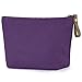 SMRITI Canvas Large Cosmetic Bag Travel Makeup Organizer Toiletry Bag for Women(Purple)