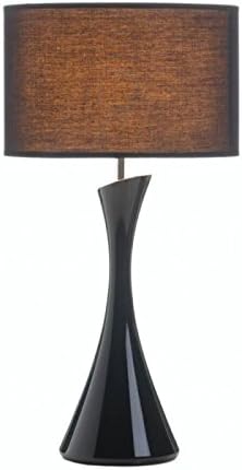 Gallery of Light Sleek Modern Black Table Lamp