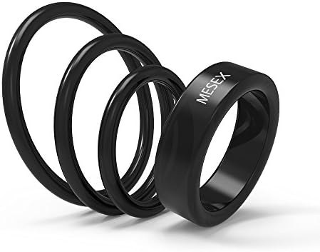 MESY Silicone Enhancement co.ck ring - 4 Different Size - Flexible - 100% Premium Quality Silicone