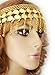 BellyLady Belly Dance Tribal Gold Coins Headband, Gypsy Jewelry