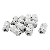 10 Pcs Gray Clip On EMI RFI Noise Ferrite Core Filter for 3mm Cable