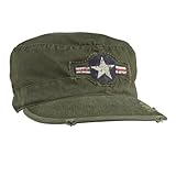 Vintage Olive Drab ''Air Corp'' Fatigue Cap - Medium