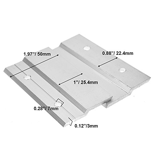 BIGTEDDY 4″ French Cleat Picture Hangers Hardware Kit Mount Aluminum Z Bar Clips Hanging