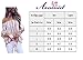 Asvivid Womens Casual Solid Off The Shoulder Tops 3/4 Bell Sleeve Blouses Casual Tie Knot Date Work Office T-Shirt L Grey