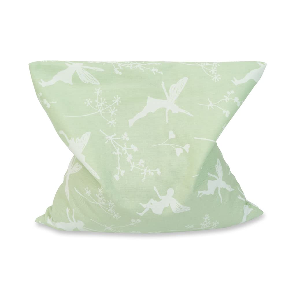 Green Woodpecker 611 Organic Rapeseed Pillow – Natural Ivory Dream, 19 x 19 cm, Green