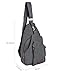 OuterStar Casual Canvas Sling Backpack Chest Bag for Men Woman (Coffee/Grey/Army Green)