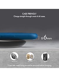 Wireless Charger, Universal Compatibility Qi-Certified Fast Wireless Charging Pad 7.5W for iPhone 11 11 Pro Max Xs Max Xs XR X 8+, 10W for Galaxy Note 10+ S10 S10+ Note 8  S9  S9+ S8 [No Adapter] 2019