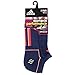 adidas Women's Climacool No Show Socks (2 Pack), One Size, Mineral Blue/Sun Glow/Shock Red
