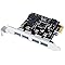 LTERIVER PCIE 4 Ports Super Speed USB 3.0 Card for Windows Server, XP, Vista, 7, 8.x, 10, 11 (32/64bit) PCs, Built in Smart Power Control Technology, No Additional Power Supply Needed(PCE-U304A)