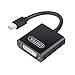 Unitek Mini DisplayPort DP (Thunderbolt 2 Port Compatible) to DVI Converter, Full HD Male to Female Adapter for Apple MacBook Air, iMac, Mac Mini, Mac Pro, Google Chromebook, Microsoft Surface Pro