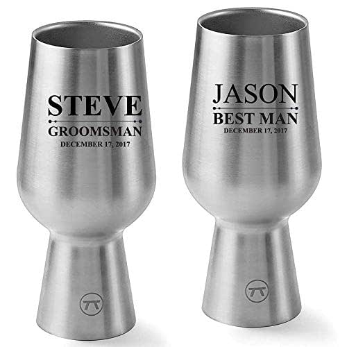 best man beer glass