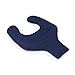 SunnyBay Shoulder and Upper Back Heating Pad, Microwavable Heated Neck and Shoulder Wrap, Weighted Moist Pain Relief Pack with Washable Cover and Flax Seed Filling, Medium, Made in USA, Navy Blue