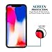 iPhone X Case, iPhone 10 Case, Obaska Leather Thin Slim Fit Cover Flexible Soft Shell [Support Wireless Charging] [Anti Scratch] [Shockproof] for Apple iPhone X / iPhone 10 - Black