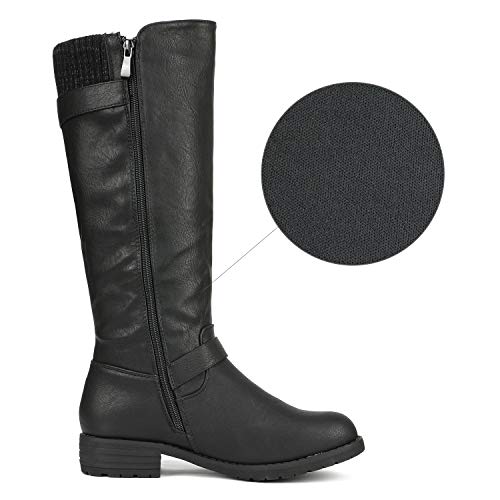 DREAM-PAIRS-Womens-Side-Zipper-Knee-High-Riding-Boots