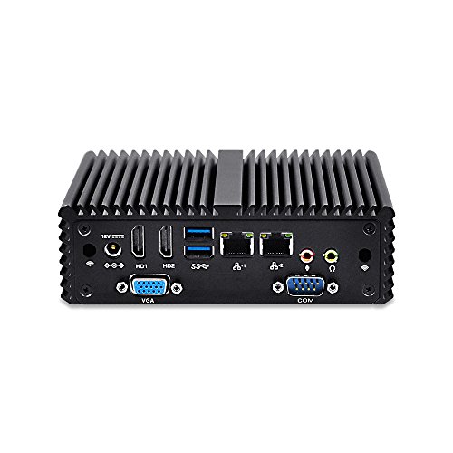 Qotom-Q150P-S08 Barebone Mini PC Intel Celeron N3160 Quad Core with AES-NI Support Win 10 Ubuntu Linux Computer