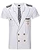 Funny World Men's Captain Costume T-Shirts