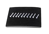 10 Pack of Nose Stud Piercing Retainers - Bioflex 20G, 2mm top